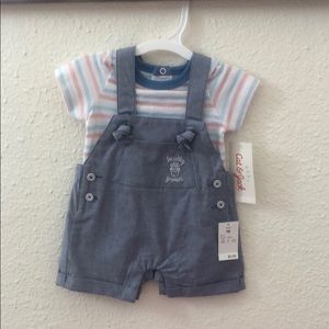 Newborn boys/girls overalls